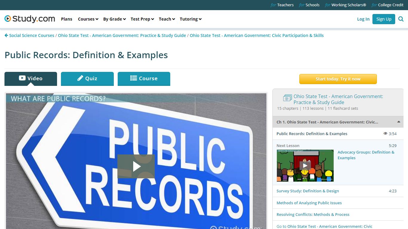 Public Records: Definition & Examples - Study.com